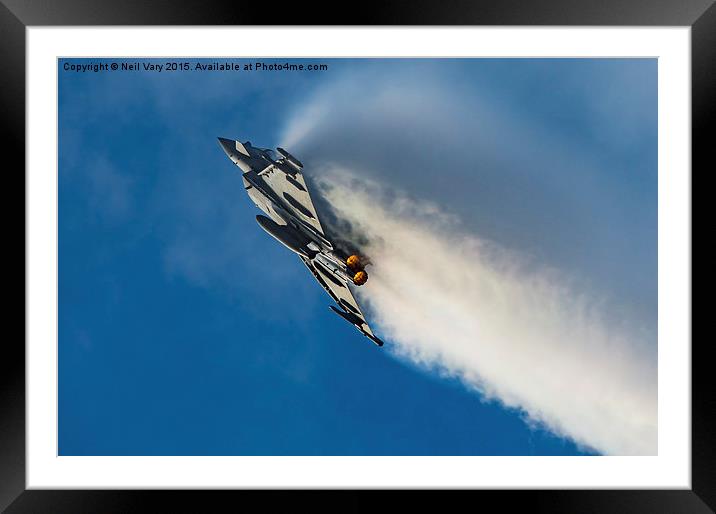 Eurofighter Typhoon  Framed Mounted Print by Neil Vary