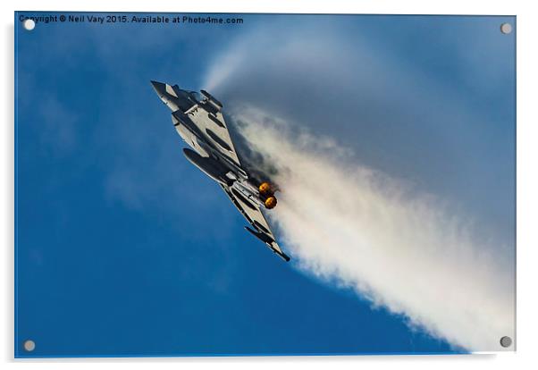 Eurofighter Typhoon  Acrylic by Neil Vary