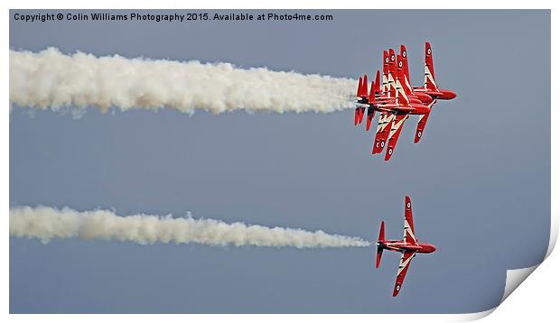  The Red Arrows Duxford 1 Print by Colin Williams Photography