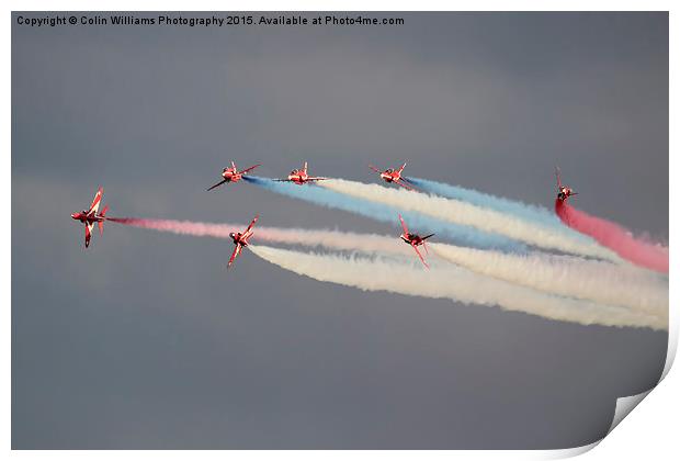  The Red Arrows Duxford 2 Print by Colin Williams Photography