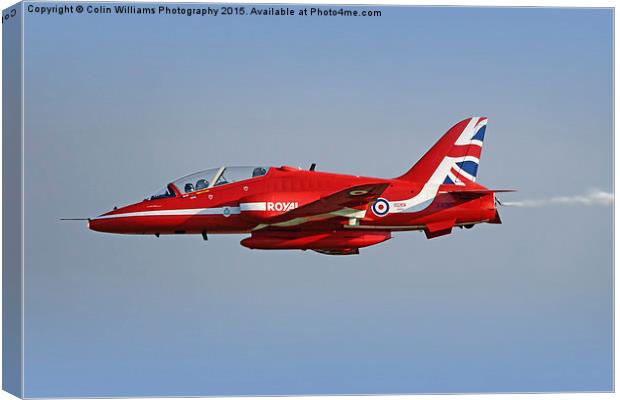   The Red Arrows Duxford 3 Canvas Print by Colin Williams Photography