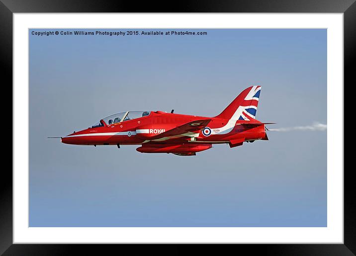   The Red Arrows Duxford 3 Framed Mounted Print by Colin Williams Photography