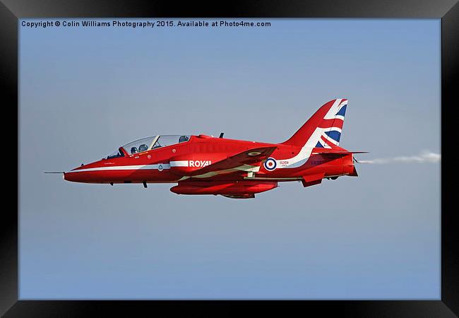   The Red Arrows Duxford 3 Framed Print by Colin Williams Photography