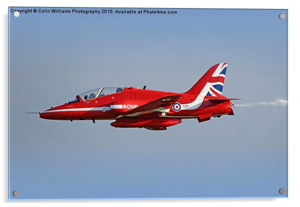   The Red Arrows Duxford 3 Acrylic by Colin Williams Photography