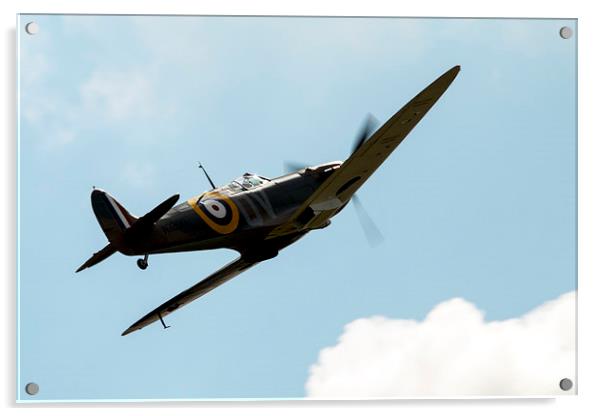 Spitfire Skyward Acrylic by J Biggadike