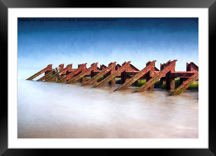  The Pipe Framed Mounted Print by Tracy Brown-Percival