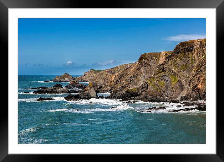  beautiful coast Framed Mounted Print by Kelvin Rumsby