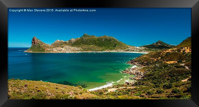  Hout Bay bathed in glorious sunshine Framed Print by Max Stevens