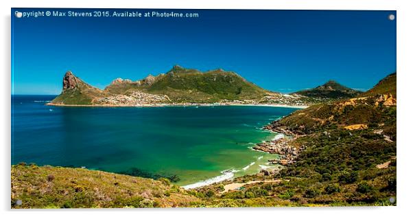  Hout Bay bathed in glorious sunshine Acrylic by Max Stevens