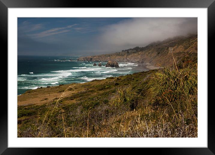 California coast Framed Mounted Print by Thomas Schaeffer