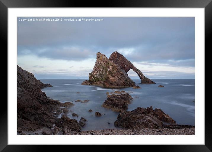 Bow Fiddle Rock Framed Mounted Print by Mark Rodgers