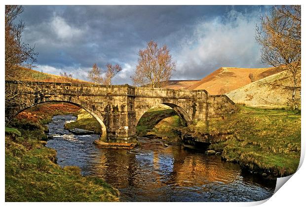 Slippery Stones Bridge  Print by Darren Galpin