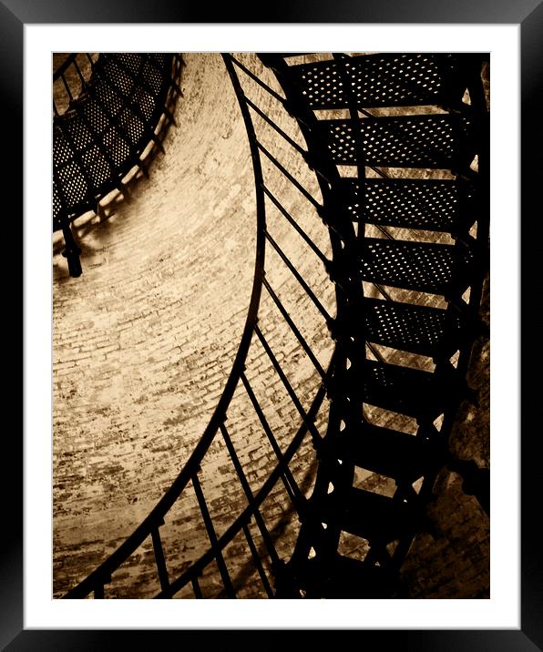  Abstract Stairs Framed Mounted Print by Tom and Dawn Gari