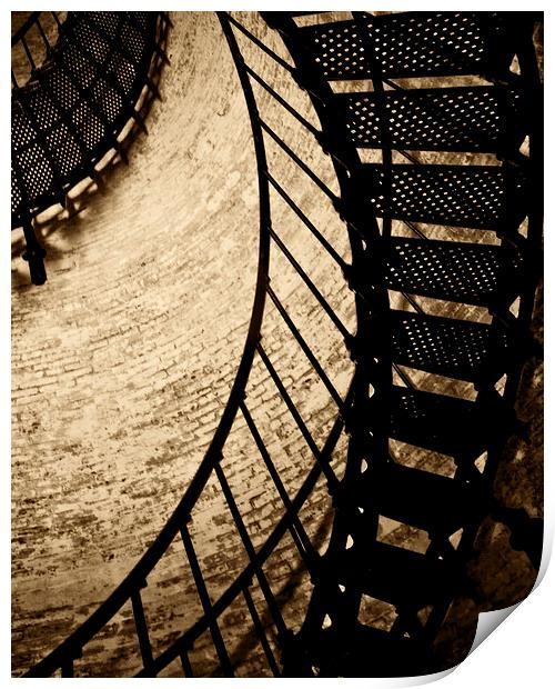  Abstract Stairs Print by Tom and Dawn Gari