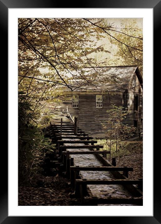  Mingus Mill Framed Mounted Print by Tom and Dawn Gari