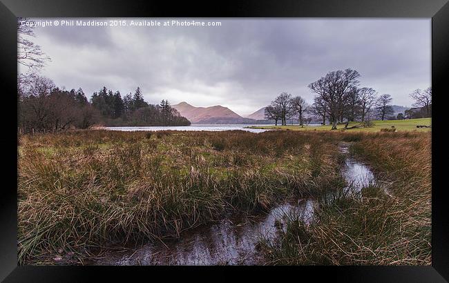  The Stream To Catbells Framed Print by Phil Maddison