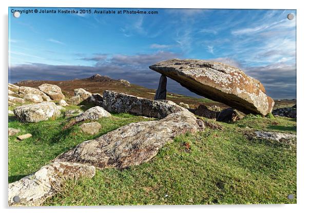   Coetan Arthur dolmen Acrylic by Jolanta Kostecka