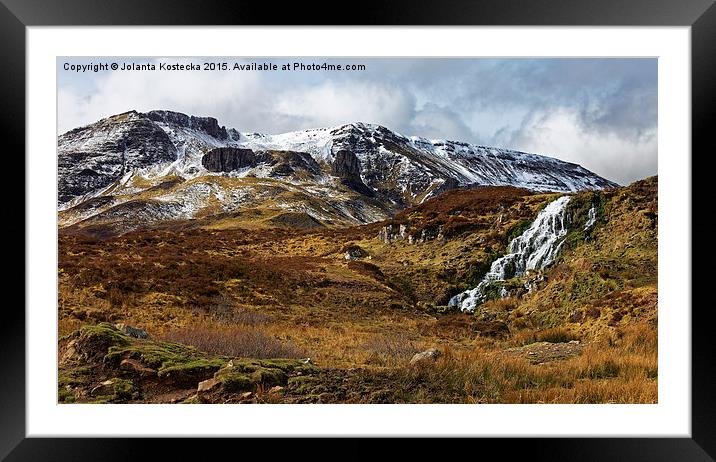  Scenic mountain landscape Framed Mounted Print by Jolanta Kostecka