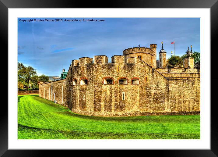 Tower of London Framed Mounted Print by Juha Remes
