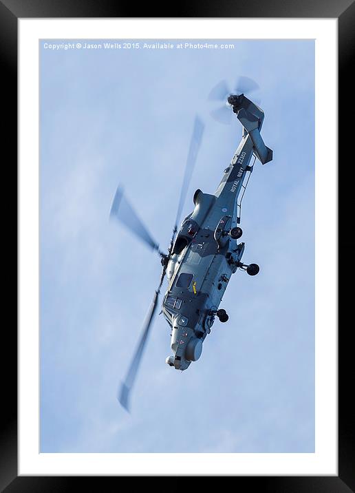Royal Navy Wildcat Framed Mounted Print by Jason Wells
