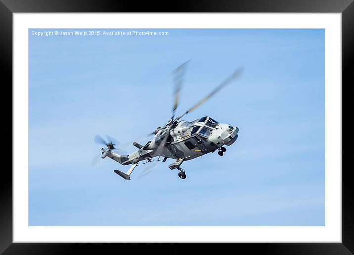 Royal Navy Wildcat Framed Mounted Print by Jason Wells