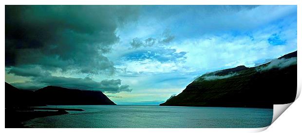  Coastal Photograph of the Faroe Islands Print by Sue Bottomley