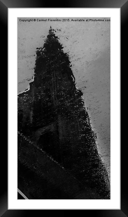  Rainy skies Framed Mounted Print by Carmel Fiorentini