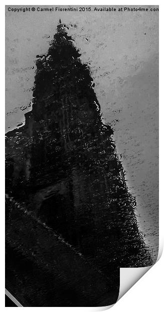  Rainy skies Print by Carmel Fiorentini