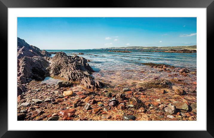  Freshwater West.  Framed Mounted Print by Peter Bunker