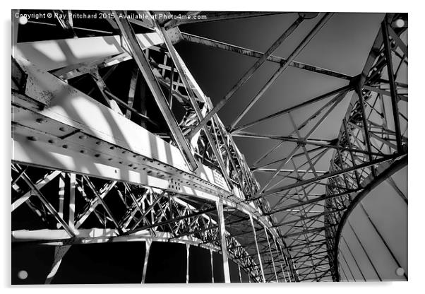  Wylam Railway Bridge Acrylic by Ray Pritchard