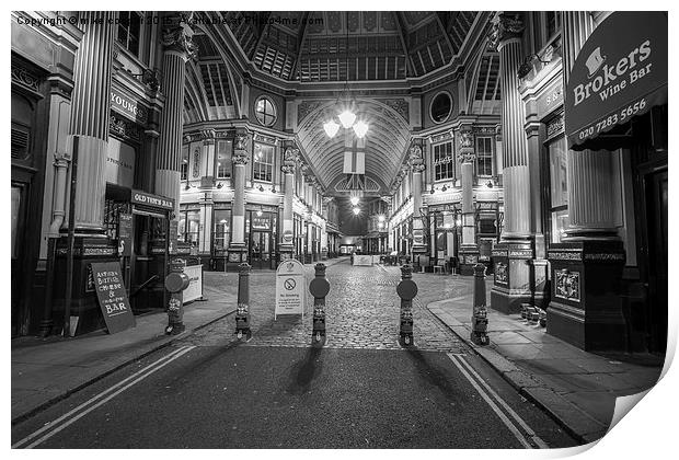  Leaden hall market Print by mike cooper