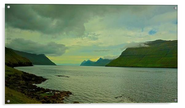  The Faroe Islands Acrylic by Sue Bottomley