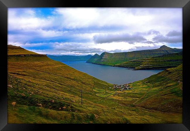 Beautiful Faroe Islands  Framed Print by Sue Bottomley