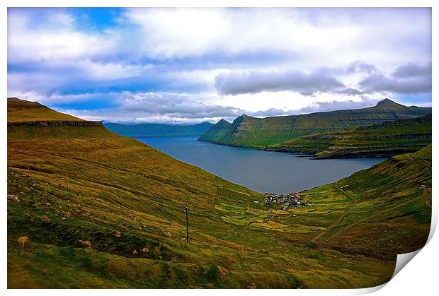 Beautiful Faroe Islands  Print by Sue Bottomley