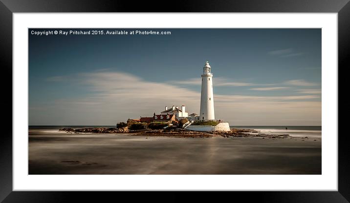  St Marys Lighthouse  Framed Mounted Print by Ray Pritchard