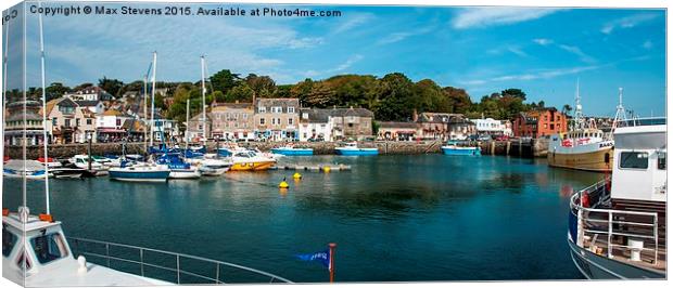  Padstow Harbour Canvas Print by Max Stevens
