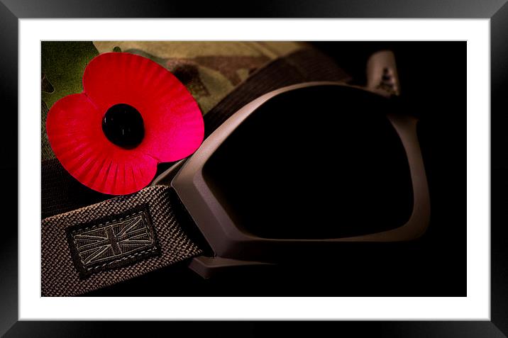  Whether At Home Or Away We Will Remember Them Framed Mounted Print by Steven Hurrell