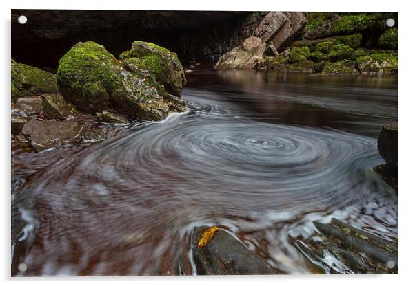  Whirlpool swirl Acrylic by Leighton Collins
