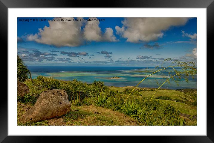 'Rodrigues Island: A Jewel of Mauritius' Framed Mounted Print by Gilbert Hurree