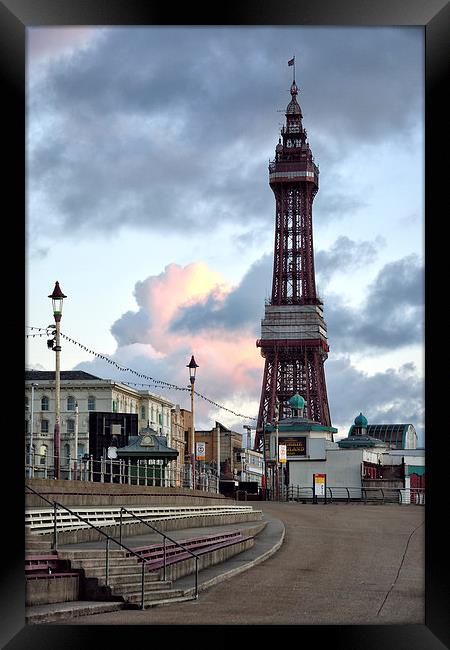 Blackpool Tower Framed Print by Gary Kenyon