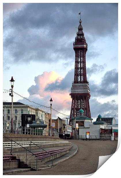 Blackpool Tower Print by Gary Kenyon