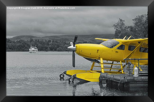  Loch Lomond Sea Planes' Cessna 208 G-MDJE Framed Print by Douglas Clark