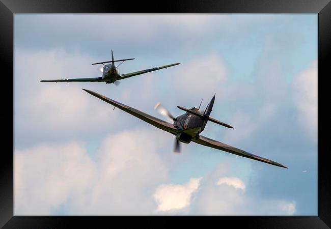 Airfield Attack Framed Print by J Biggadike