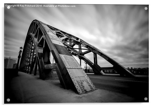  Tyne Bridge Long Exposure  Acrylic by Ray Pritchard