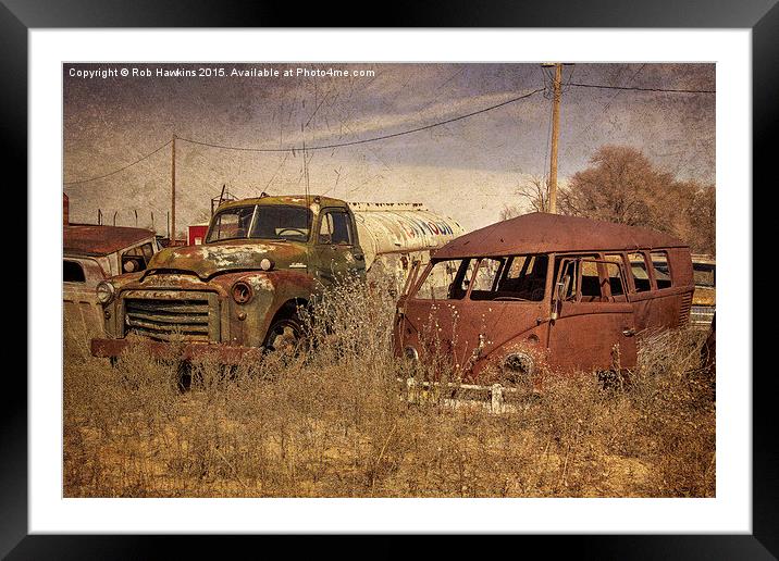  Abandoned Classics  Framed Mounted Print by Rob Hawkins