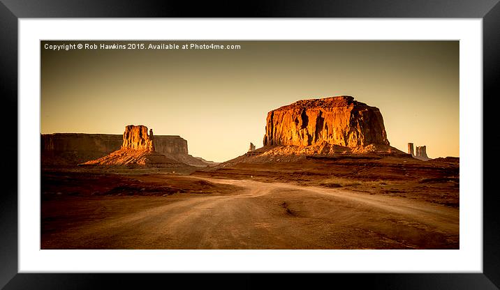  Vale Monumental  Framed Mounted Print by Rob Hawkins