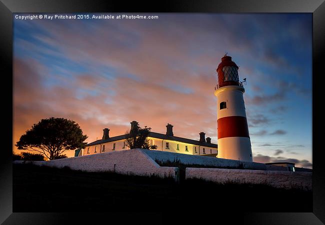  Souter Lighthouse Framed Print by Ray Pritchard