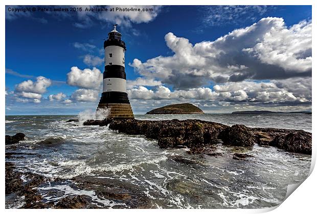  Penmon Lighthouse Print by Pete Lawless