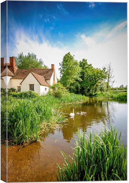 Willy Lott's Cottage Canvas Print by Robin East