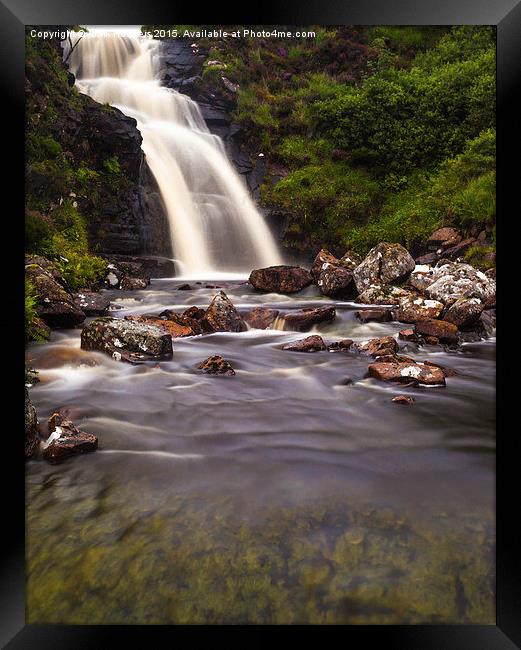  Falls of Dionard  Framed Print by Mark Rodgers